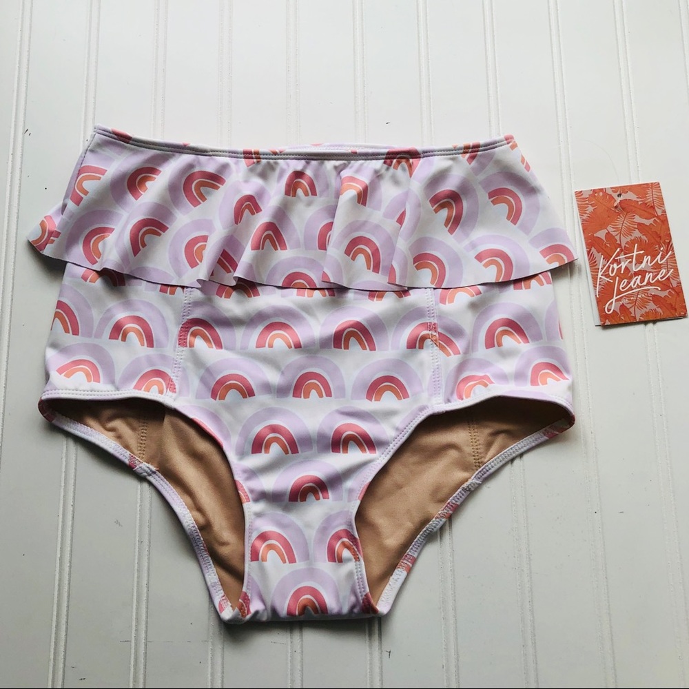 NWT kortni Jeane rainbow bottoms